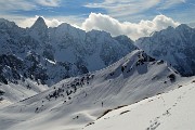 Invernale sui Monti Campione (2171 m) e Campioncino (2100 m) dai Campelli di Schilpario il 9 marzo 201  - FOTOGALLERY